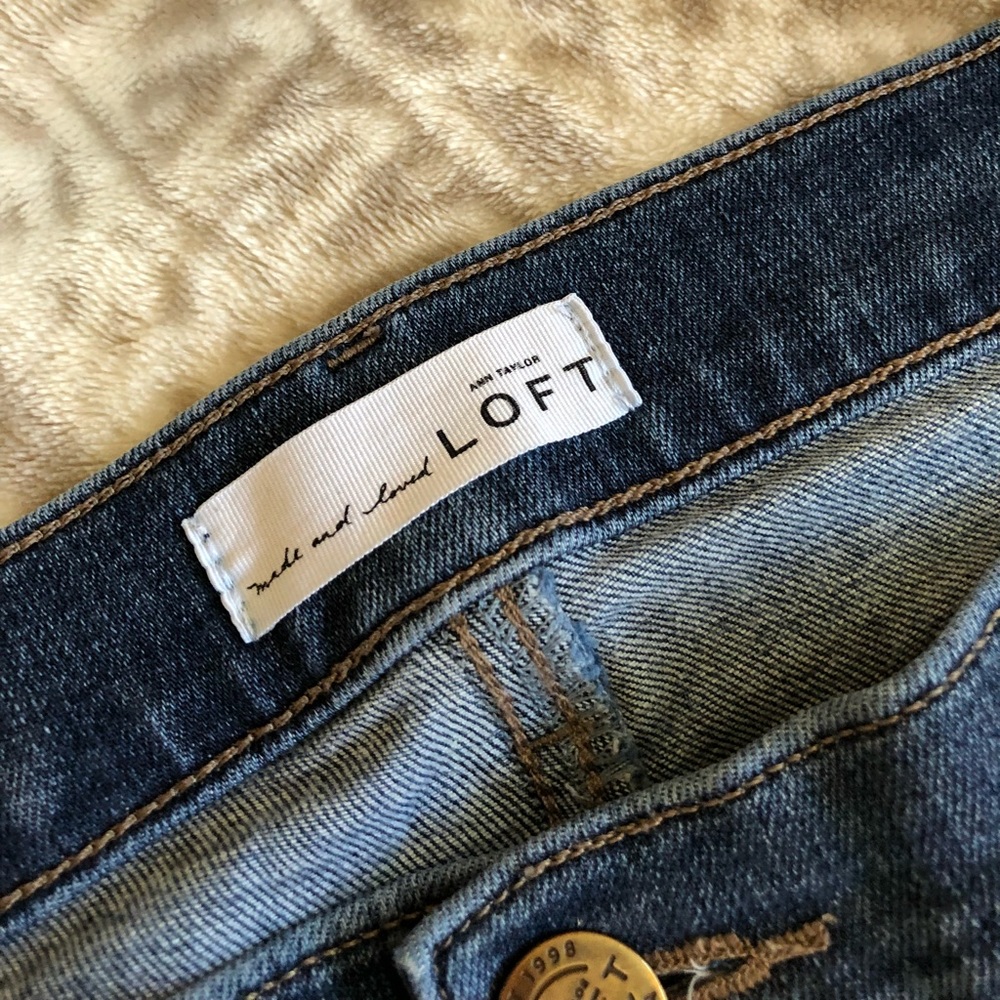 Stretchy straight leg jeans